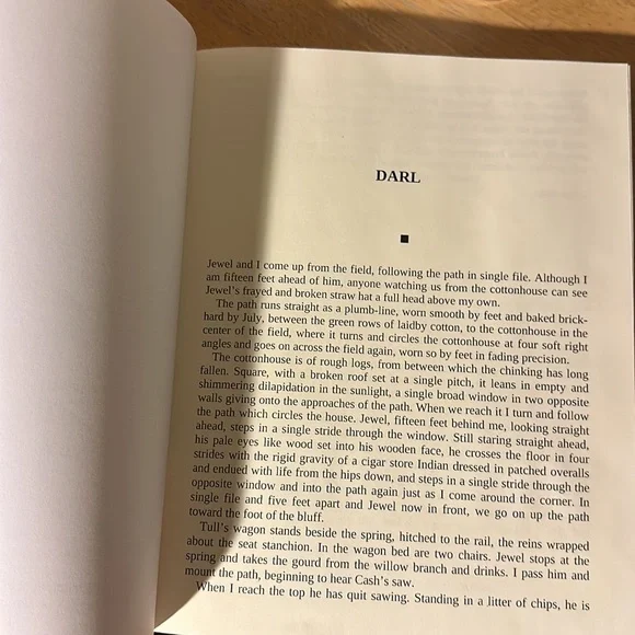 William Faulkner, As I Lay Dying in large print - Picture 3 of 4